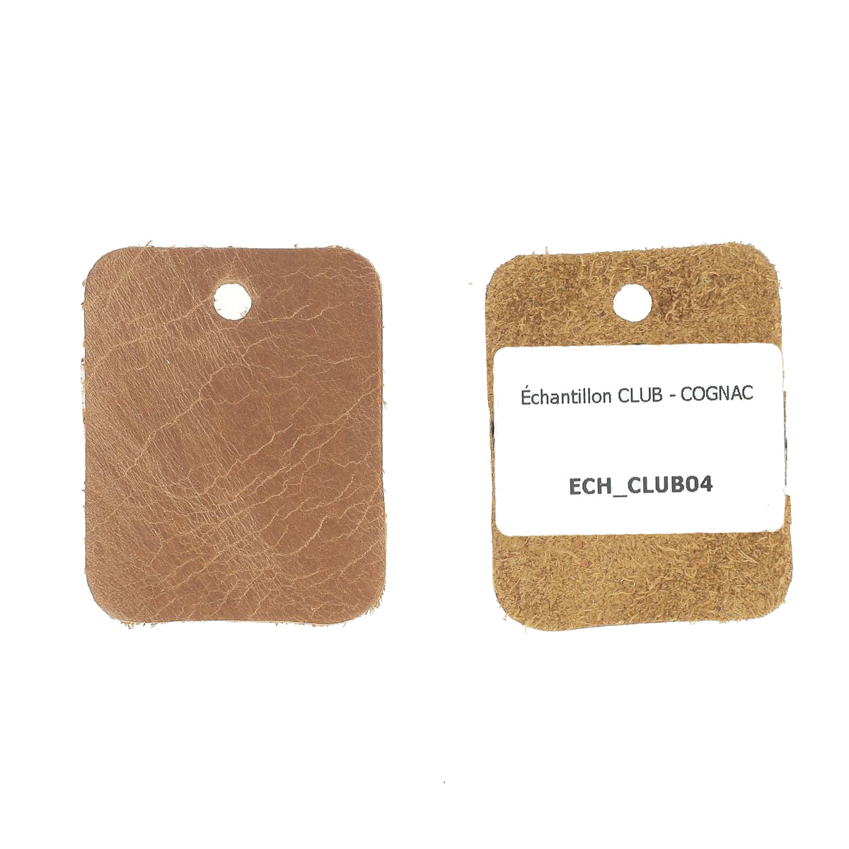 Un échantillon de cuir vachette ameublement - CLUB