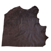 Peau de cuir de vachette pour ameublement CLUB en chocolat, texture souple et élégante, idéale pour la décoration intérieure.
