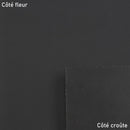 Morceau de cuir de collet tannage végétal - NOIR