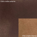 Croûte de cuir tannage végétal NIAGARA - Radermecker - HAVANE - Deco Cuir