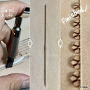 Repoussage du cuir sur tannage végétal - OKA Border Stamp 503 