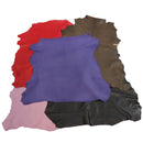 Lot SURPRISE de 5 peaux de cuir d'agneau pleine fleur - DIVERS - Deco Cuir