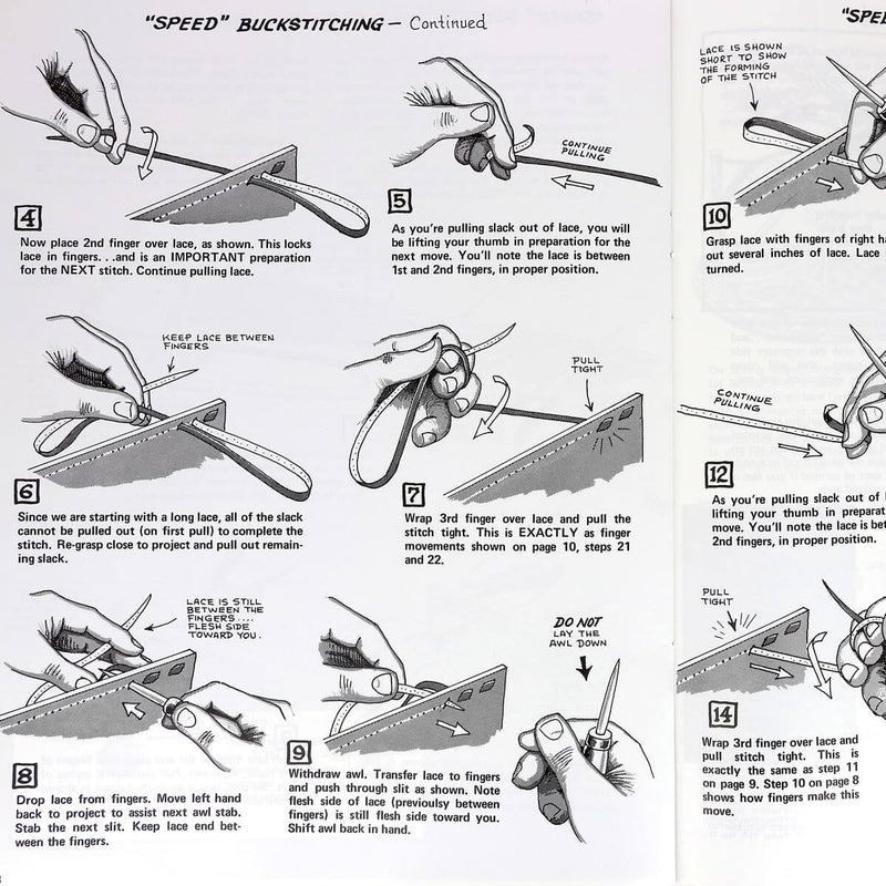 Livre "How to buckstitch" - Initiation au laçage du cuir - Al Stohlman