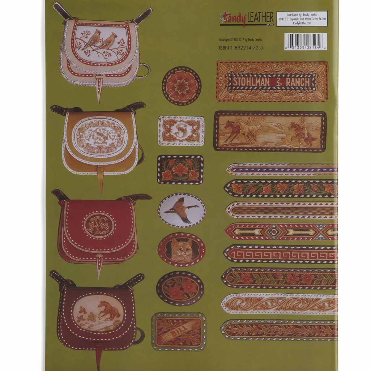 Livre "How to buckstitch" - Initiation au laçage du cuir - Al Stohlman - Exemples