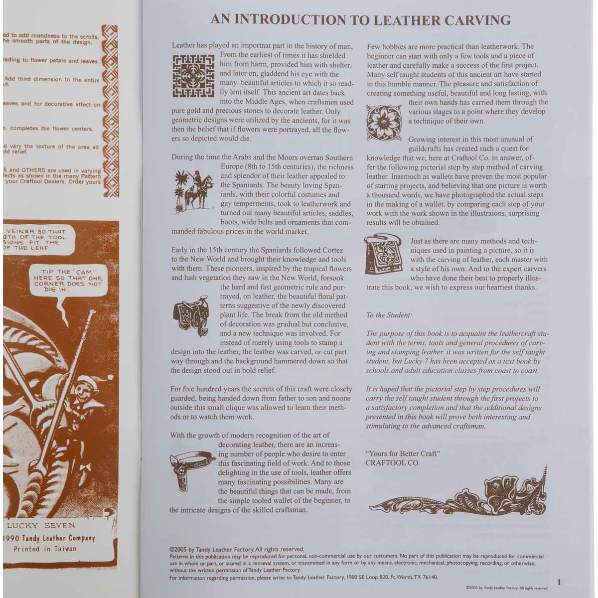 Livre "Lucky 7" - Travail du cuir : 17 modèles de portefeuilles