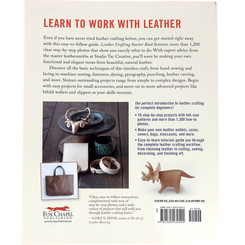 Leather crafting starter book - Livre pour débutants - Apprendre à travailler le cuir