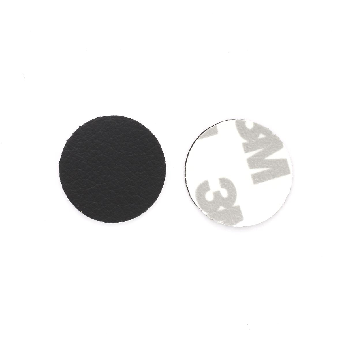 Rond de protection en cuir autocollant - NOIR