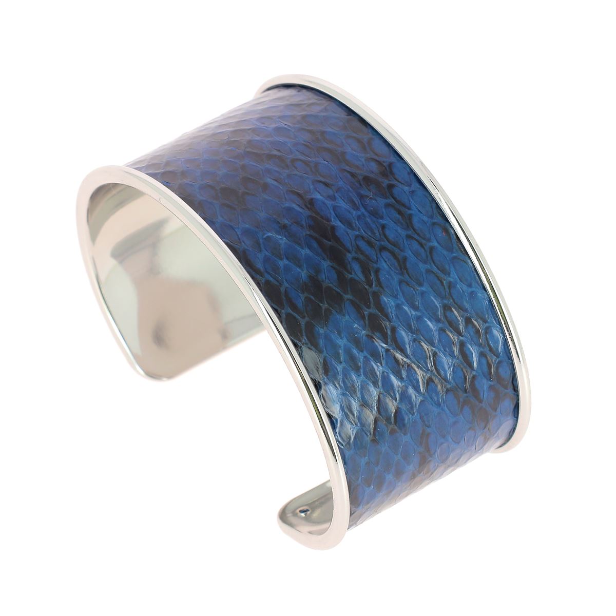 manchette cuir de serpent