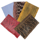 Lot SURPRISE de 5 morceaux de cuir de serpent - DIVERS - Longueur 20cm