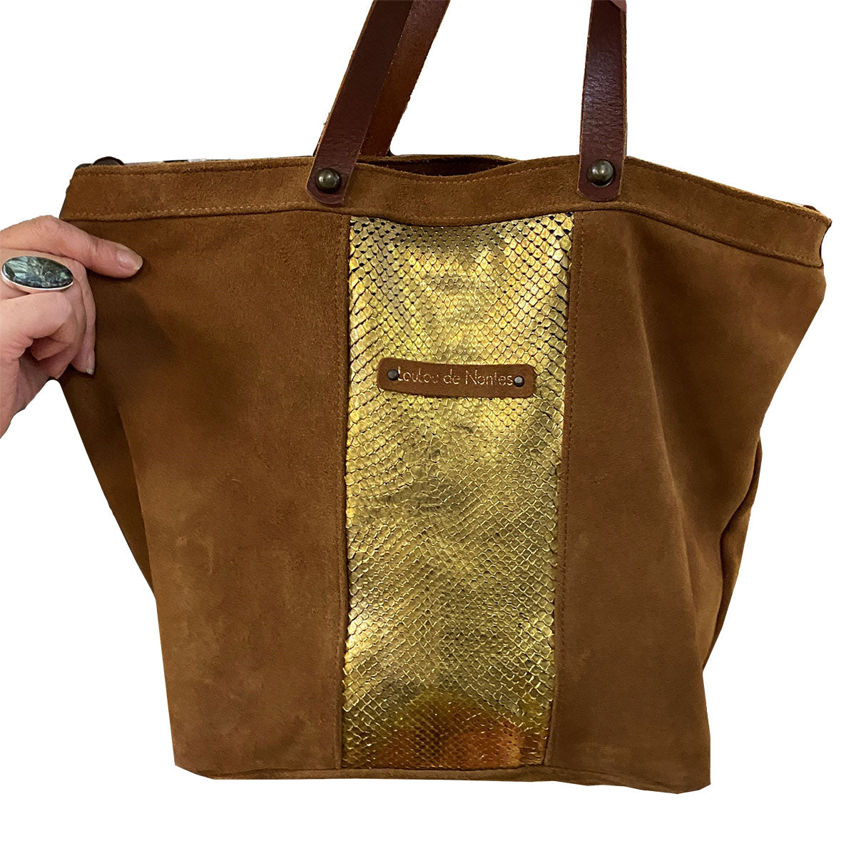 Lot SURPRISE de 3 morceaux de cuir de serpent Élaphe - COULEURS DIVERSES - Longueur 40cm