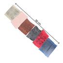 Lot SURPRISE de petits morceaux de cuir de serpent Élaphe - COULEURS DIVERSES - 50cm - Deco Cuir