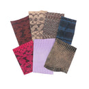 Lot SURPRISE de petits morceaux de cuir de serpent Élaphe - COULEURS DIVERSES - 50cm - Deco Cuir