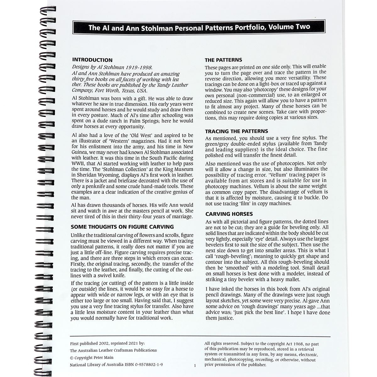 Livre avec de nombreux modèles de chevaux et cowboy à reproduire - Repoussage sur cuir tannage végétal 