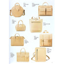 Exemples de sacs en cuir réalisés à la main tirés du livre de Yoko Ganaha