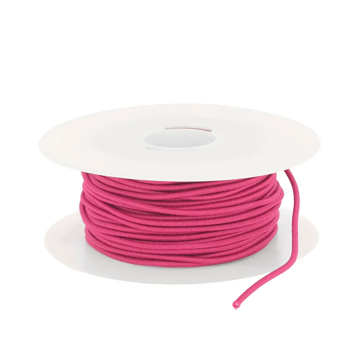 Cordon élastique Ø 1,9mm ROSE pour couture, mercerie, loisirs créatifs et maroquinerie