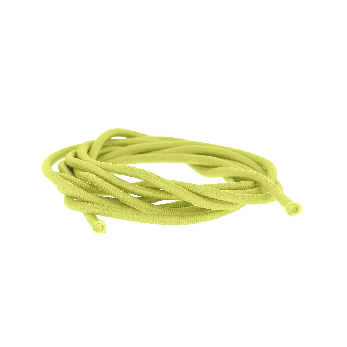 Cordon élastique Ø 1,9 mm CITRON VERT, pour protège carnet ou livre, fermeture d'étuis et de petite maroquinerie