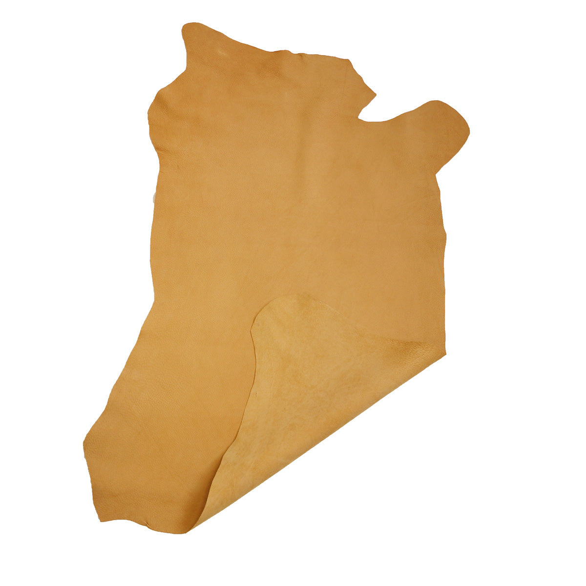 Peau de croûte de cuir de porc velours VELVET - CAMEL