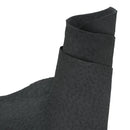 Peau de croûte de cuir de porc velours couleur gris anthracite foncé, de notre gamme VELVET. Cuir de porc, très souple et douce, idéale pour de la doublure.