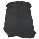 Peau entière en croûte de cuir de porc velours gris anthracite, de notre gamme VELVET. 