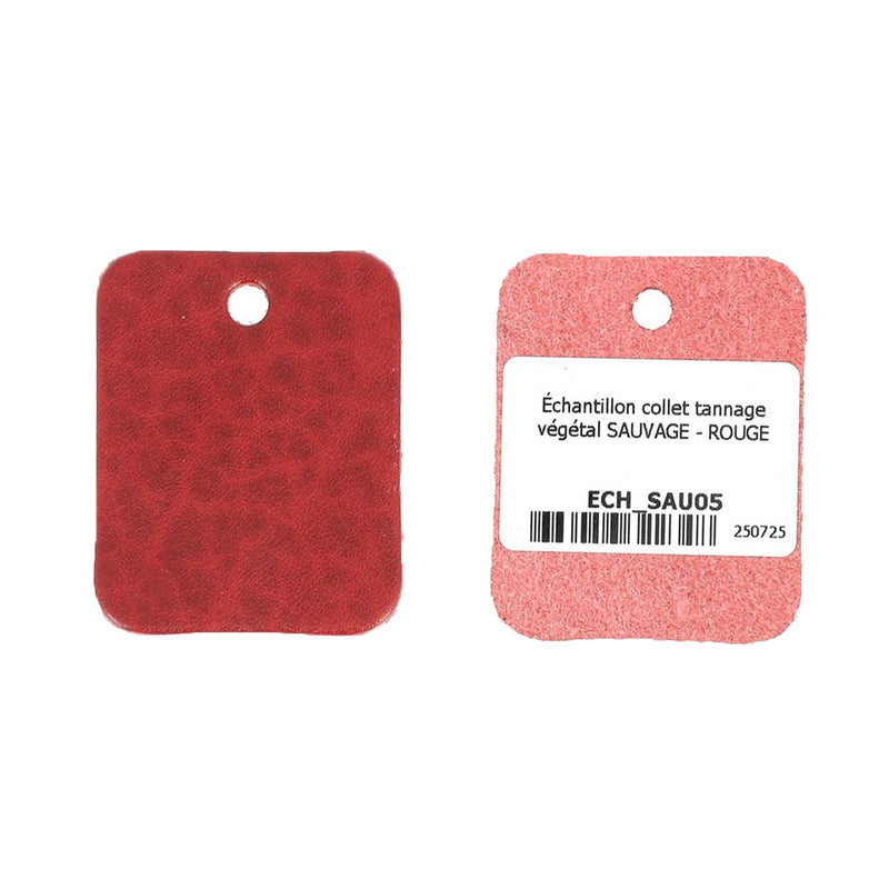 Échantillon de collet tannage végétal SAUVAGE