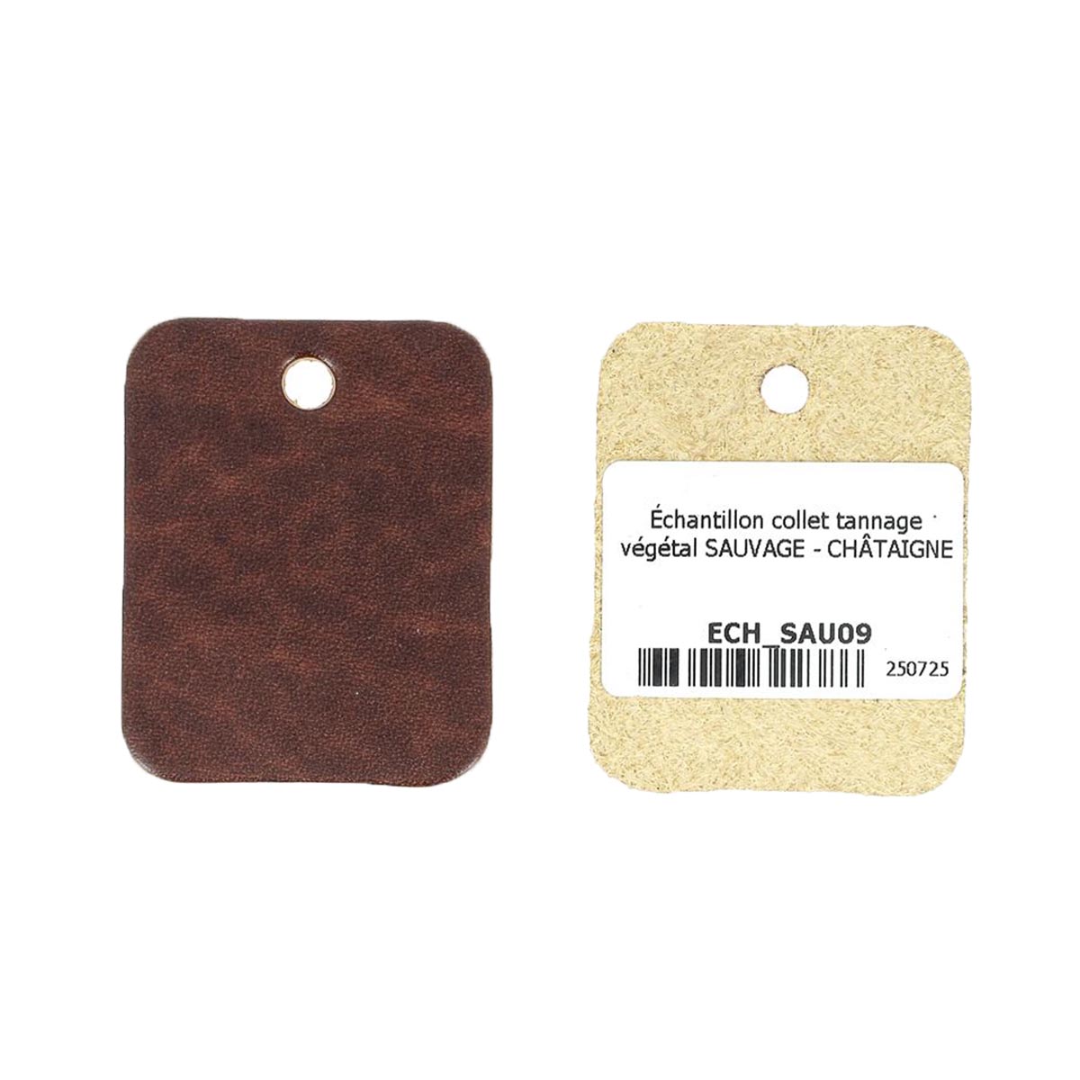 Échantillon de collet tannage végétal SAUVAGE