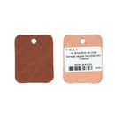 Échantillon de cuir de collet tannage végétal - SAUVAGE MAT - Cognac SAU21 - Deco cuir