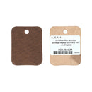 Échantillon de cuir de collet tannage végétal - SAUVAGE MAT - Châtaigne SAU29 - Deco cuir