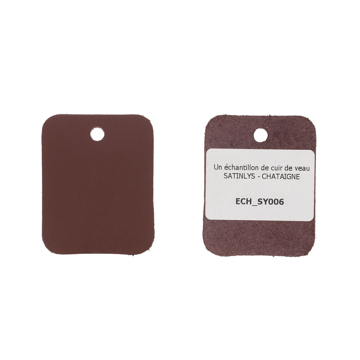 Échantillon de cuir de veau SATINLYS - Deco Cuir