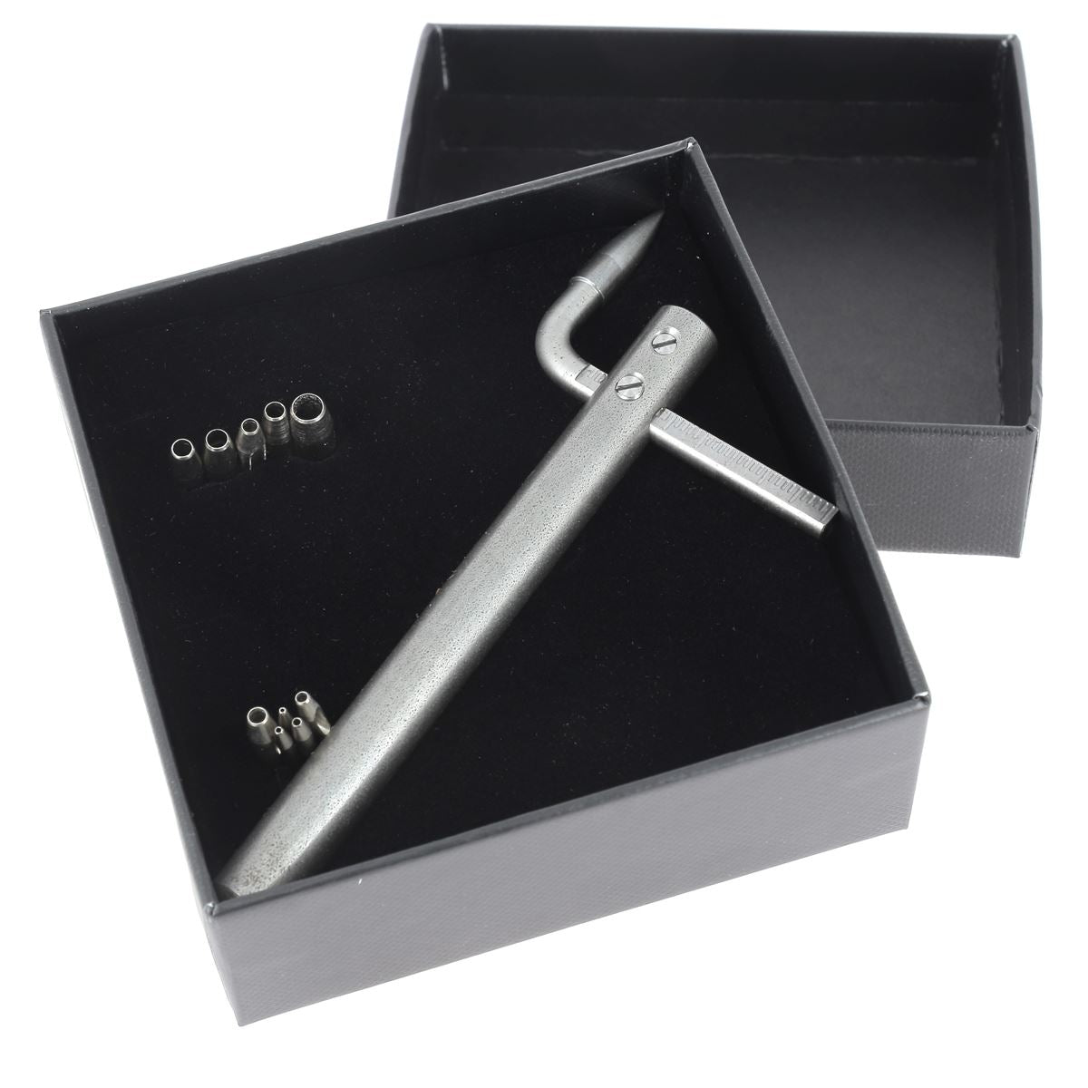 Emporte pièce de précision avec écarteur + 10 poinçons de rechange de 0,6 à 4 mm - Deco Cuir