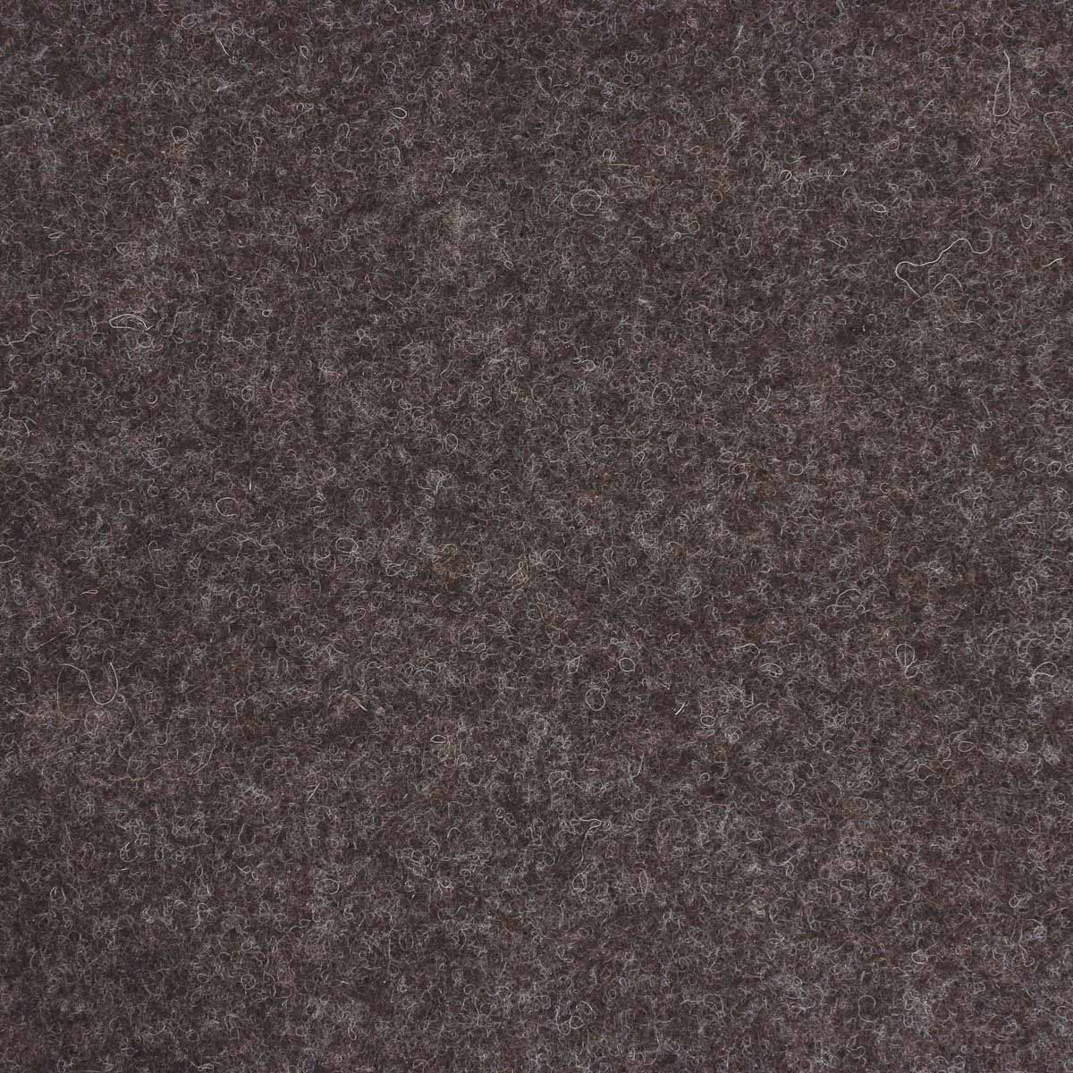 Coupon de tissu feutrine - MARRON FONCÉ - Ép 2mm - 0,50x1,55m