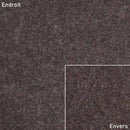 Coupon de tissu feutrine - MARRON FONCÉ - Ép 2mm - 0,50x1,55m