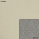 Coupon de tissu microfibre doublé mousse - GRÈGE - 0,50x1,45m