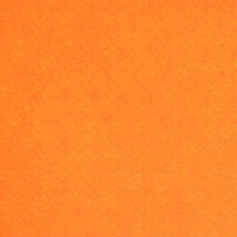 Coupon de tissu feutrine - ORANGE - Ép 1mm - 0,50x1,85m