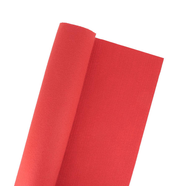 Coupon de tissu feutrine - ROUGE - Ép 1mm - 0,50x1,75m