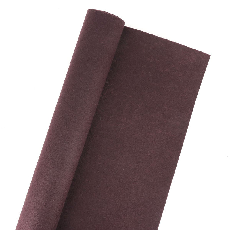 Coupon de tissu feutrine - AUBERGINE - Ép 1mm - 0,50x0,95m
