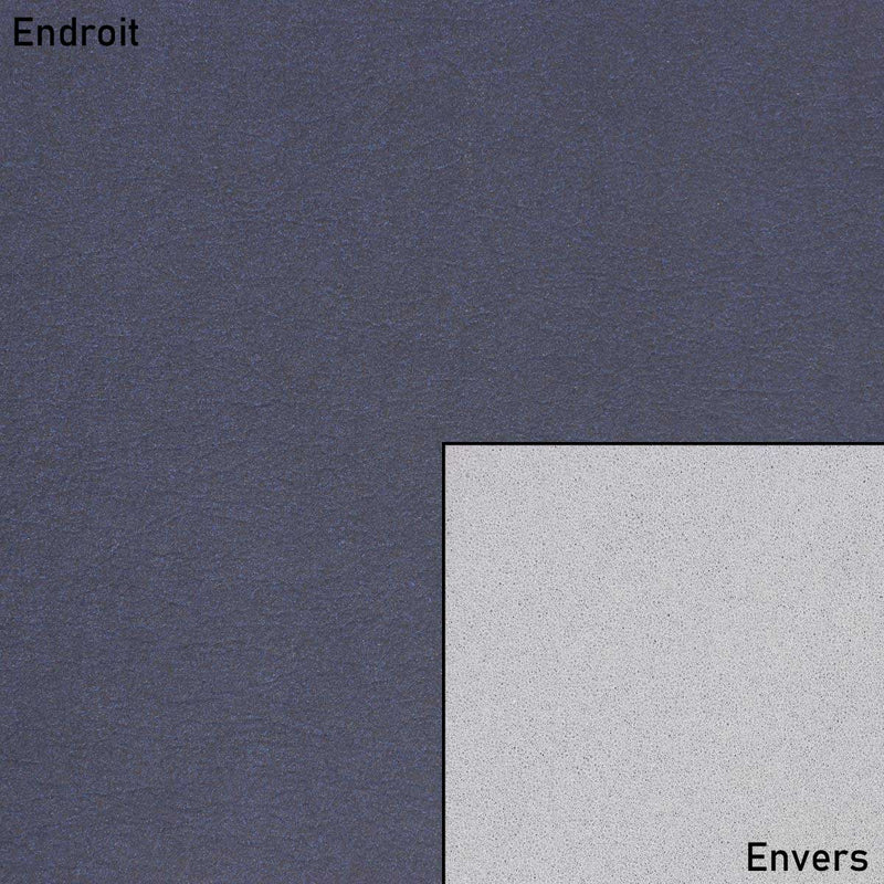 Coupon de tissu microfibre doublé mousse - BLEU MARINE - 0,50x1,40m