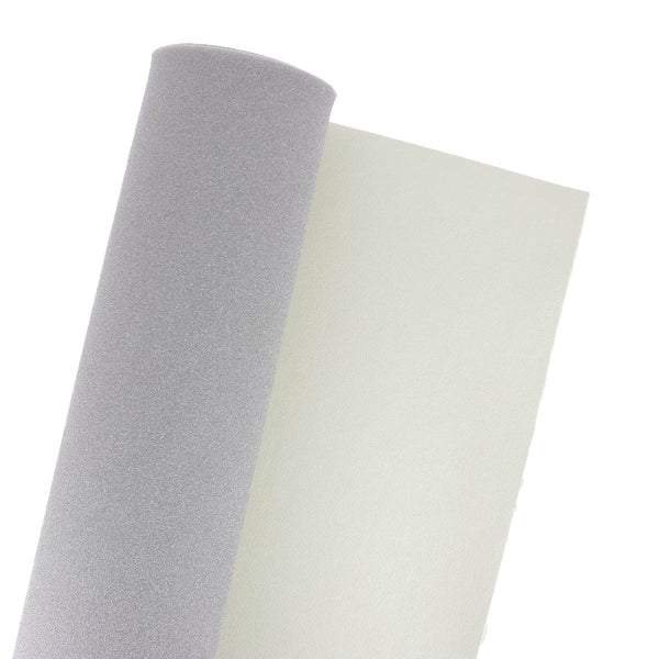 Coupon de tissu microfibre doublé mousse - BLANC CASSÉ - 0,50x1,40m