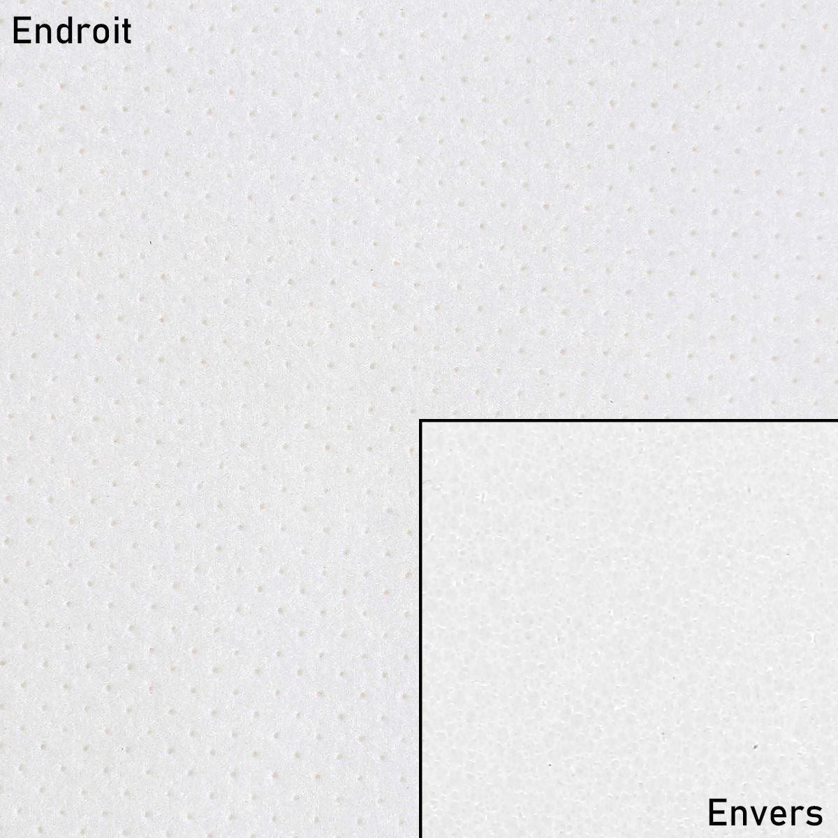 tissu microfibre pour doublure maroquinerie - Blanc perforé, doublé mousse