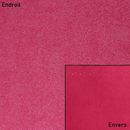 Coupon de microfibre Alcantara pour doublure, tissu souple de couleur framboise, dimensions 0,50x1,45m