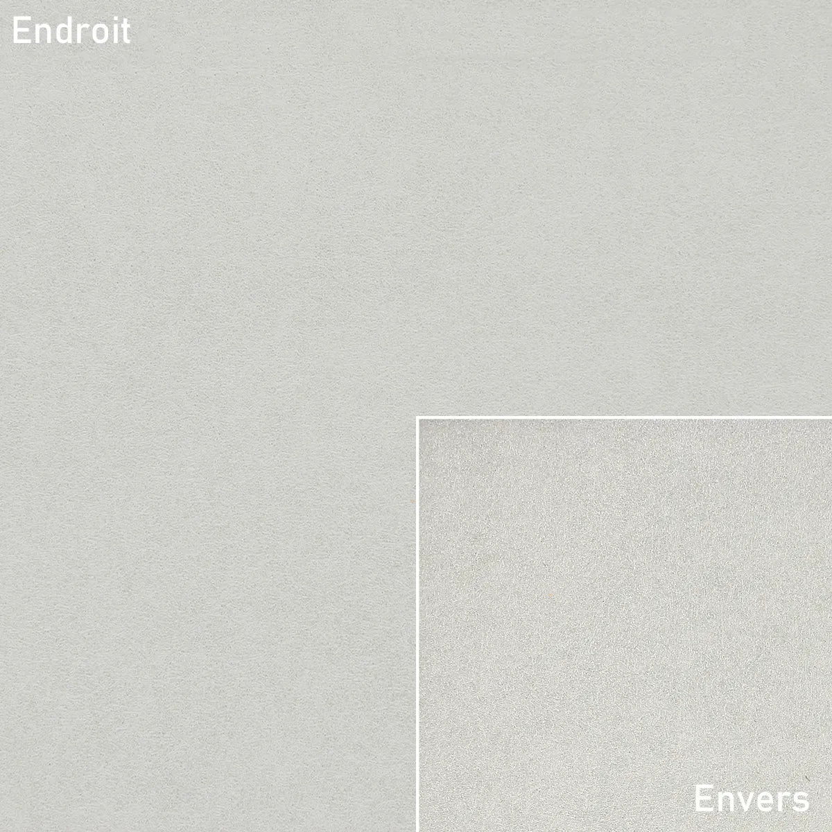 Coupon de microfibre LYLIANE Suede gris, tissu doublure doux, 0,50x1,45 m, idéal pour couture et projets de mode.