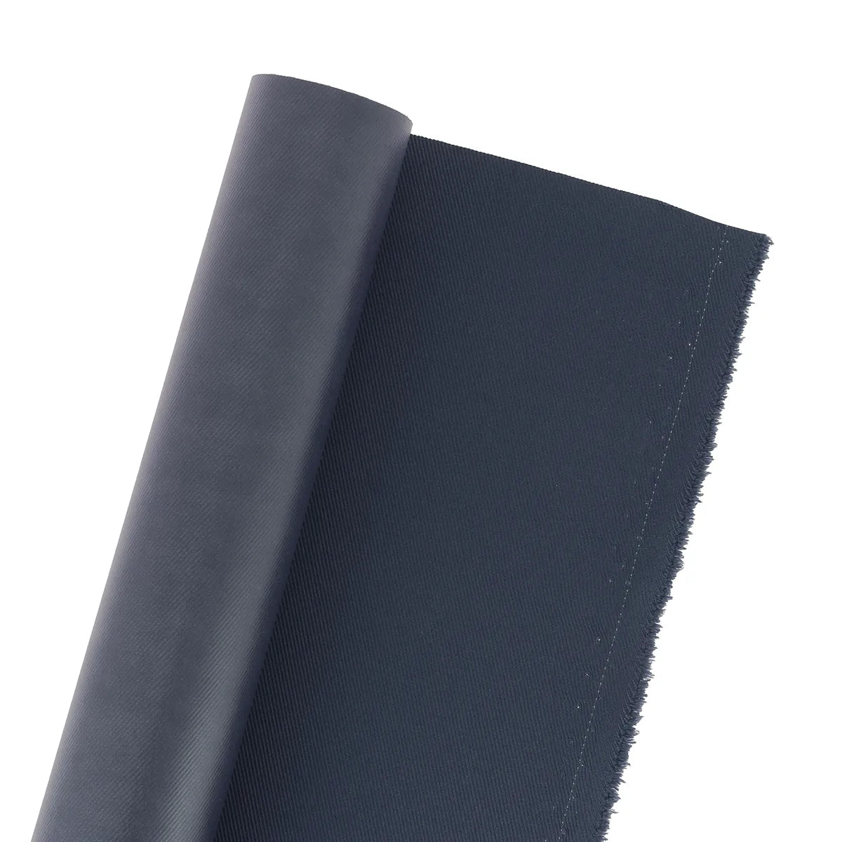 Coupon de tissu en polyamide Serge pour doublure, coloris bleu marine, 0,50x1,45m, tissu léger et résistant.