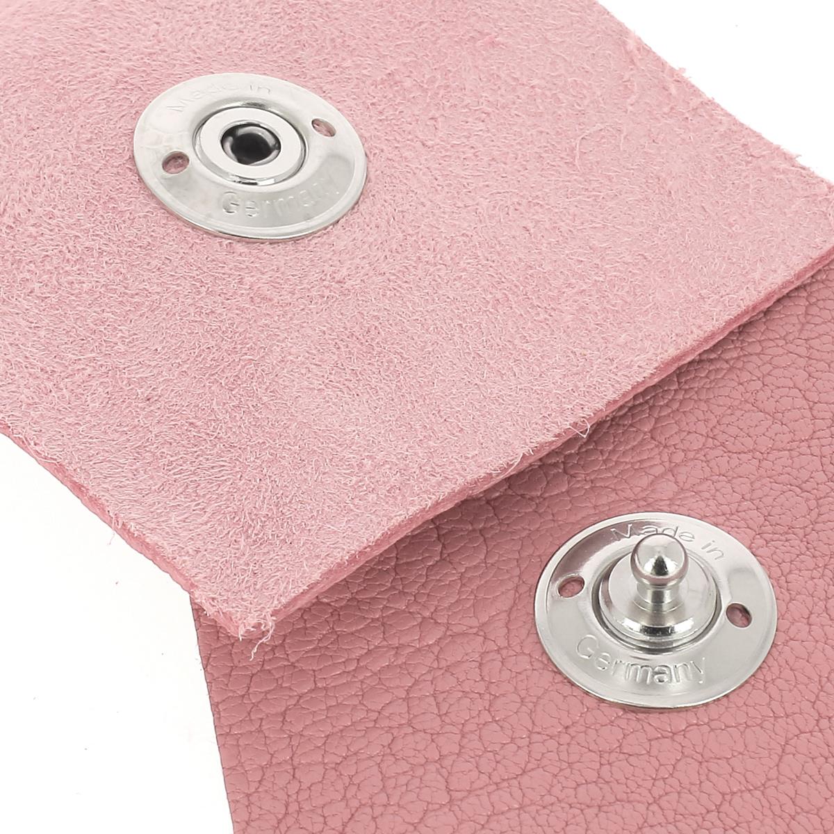 Fermeture autobloquante LOXX - ROSE ROUGE - NICKELÉ