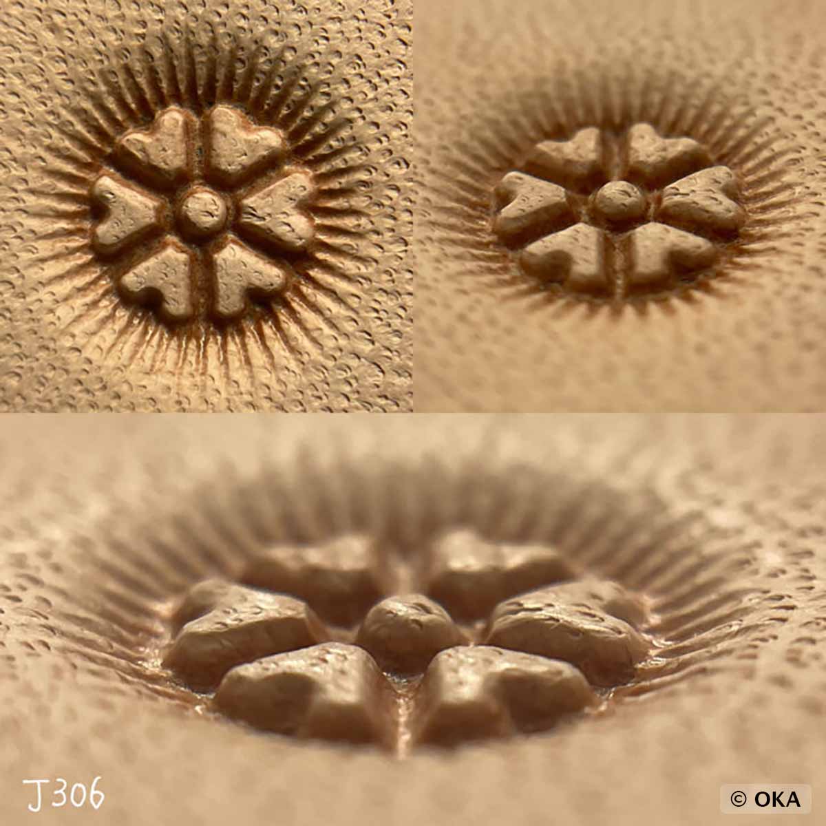 Matoir pour repoussage du cuir sur tannage végétal - J306