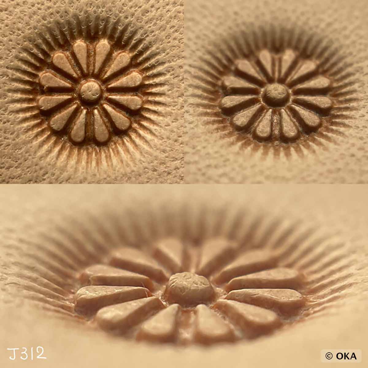 Matoir pour repoussage du cuir sur tannage végétal - J312