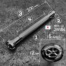 Matoir pour repoussage du cuir - Flower Center J605 - Oka Made in Japon