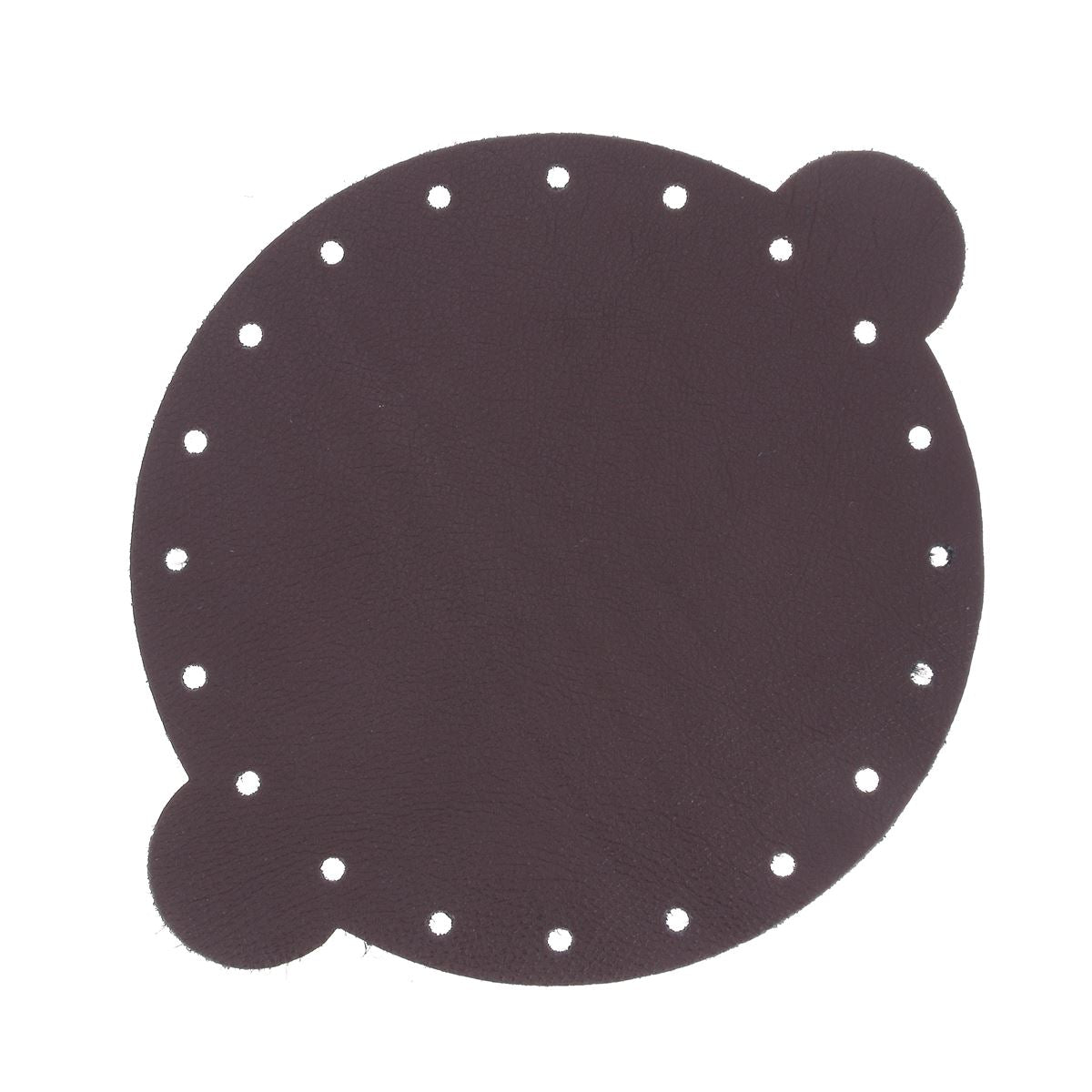 Découpe pour bourse en cuir - BORDEAUX FONCÉ