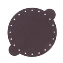 Découpe pour bourse en cuir - BORDEAUX FONCÉ