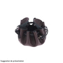 Découpe pour bourse en cuir - BORDEAUX FONCÉ