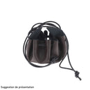 Découpe pour bourse en cuir - MARRON FONCÉ