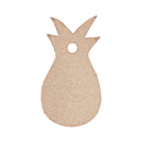 Découpe ANANAS pour porte clés en cuir naturel à personnaliser - Deco Cuir